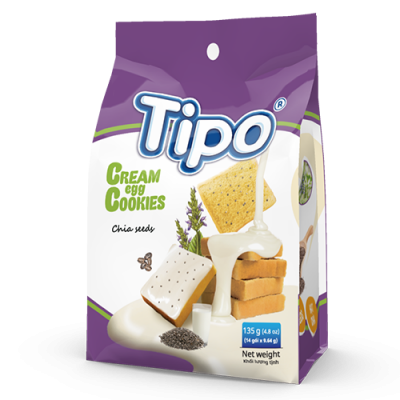 Our best selling products: Tipo cream egg cookies