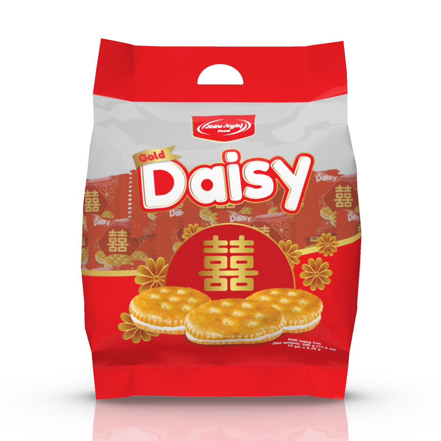 Gold Daisy Bánh Kẹp Kem 500g Gold Daisy Bánh Kẹp Kem 500g