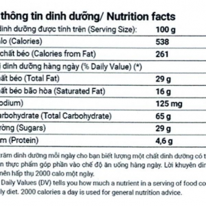 Gold Daisy Bánh Kem Xốp Hương Đào Bạc Hà 145g