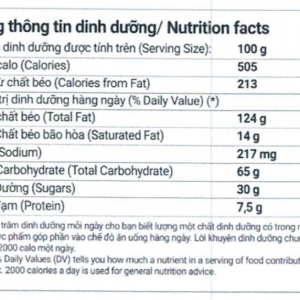 Tipo Bánh Cookies Chocochip