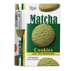 Tipo Bánh Cookies Matcha 75g