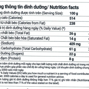 Tipo Bánh Cookies Trà Xanh Hạt Điều Yến Mạch